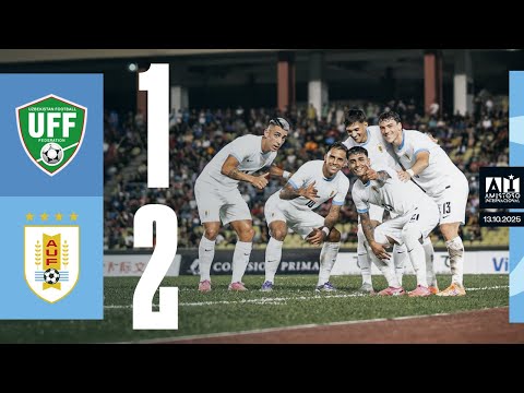 Uzbekistán 1-2 Uruguay | Amistoso Internacional | Fecha FIFA octubre | #AUFTV