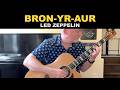 Bron-Yr-Aur - Led Zeppelin (Jimmy Page) - acoustic guitar cover by Dave Milliken
