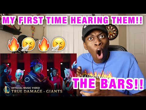 FIRST TIME HEARING True Damage - GIANTS (ft. Becky G, Keke Palmer & MORE | League of Legends