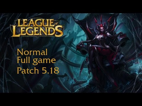 LoL Normal game (Patch 5.18)