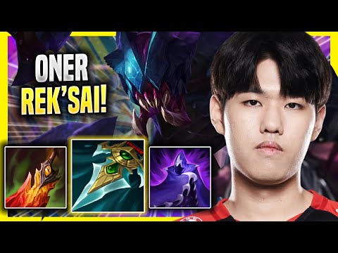 ONER IS SO CRAZY WITH REK'SAI! - T1 Oner Plays Rek'sai JUNGLE vs Nidalee! | Season 2022
