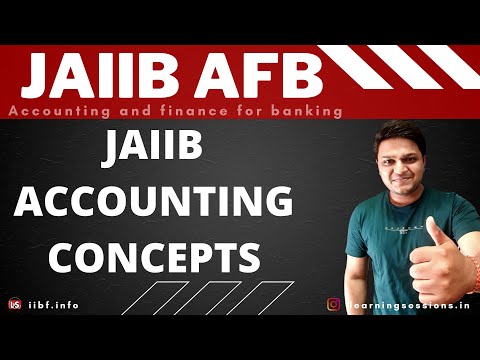 Jaiib Accounting Concepts - convention of conservatism Principle of prudence Video