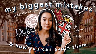 How I got into the Ivy League... but DON&#39;T do what I did. Here&#39;s why. (stats + BRUTAL honesty)