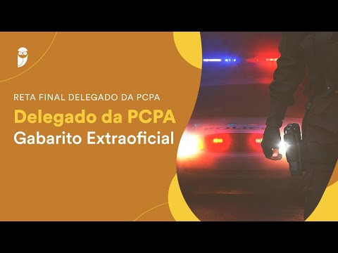 Gabarito Extraoficial Delegado da PCPA