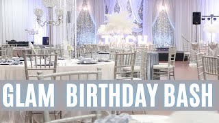 GLAM 50th BIRTHDAY BASH| BACKDROP| EVENT PLANNING| LIVING LUXURIOUSLY FOR LESS