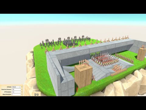 Ape Army Invade Human Castle - Animal Revolt Battle Simulator