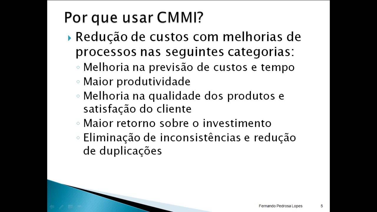 Videoaulas ITnerantes: CMMI e MPSBr para Concursos - CMMI - Prof. Fernando Pedrosa (Aula 01)