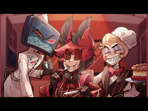 Alastor's EVIL LOVE TRIANGLE!! (Funny Hazbin Hotel Comic Dub Compilation 7)
