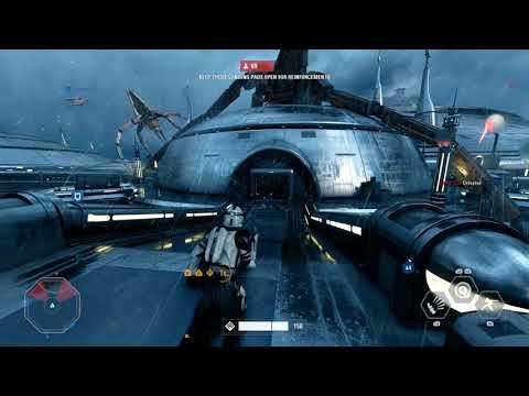 Mace Windu and Coruscant Guards Defend Kamino - Star Wars Battlefront 2