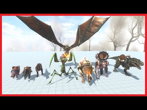 SADDLE UNITS VS 2x FACTIONS - ANIMAL REVOLT BATTLE SIMULATOR