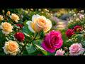 Relaxing Rose Garden Walk 4K 99 People Feel Calm Watching This