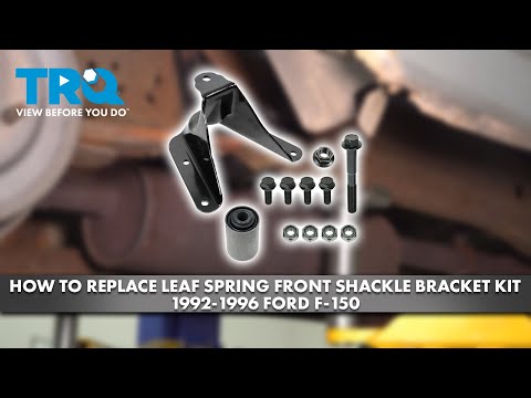 How to Replace Leaf Spring Front Shackle Bracket Repair Kit 1992-1996 Ford F-150