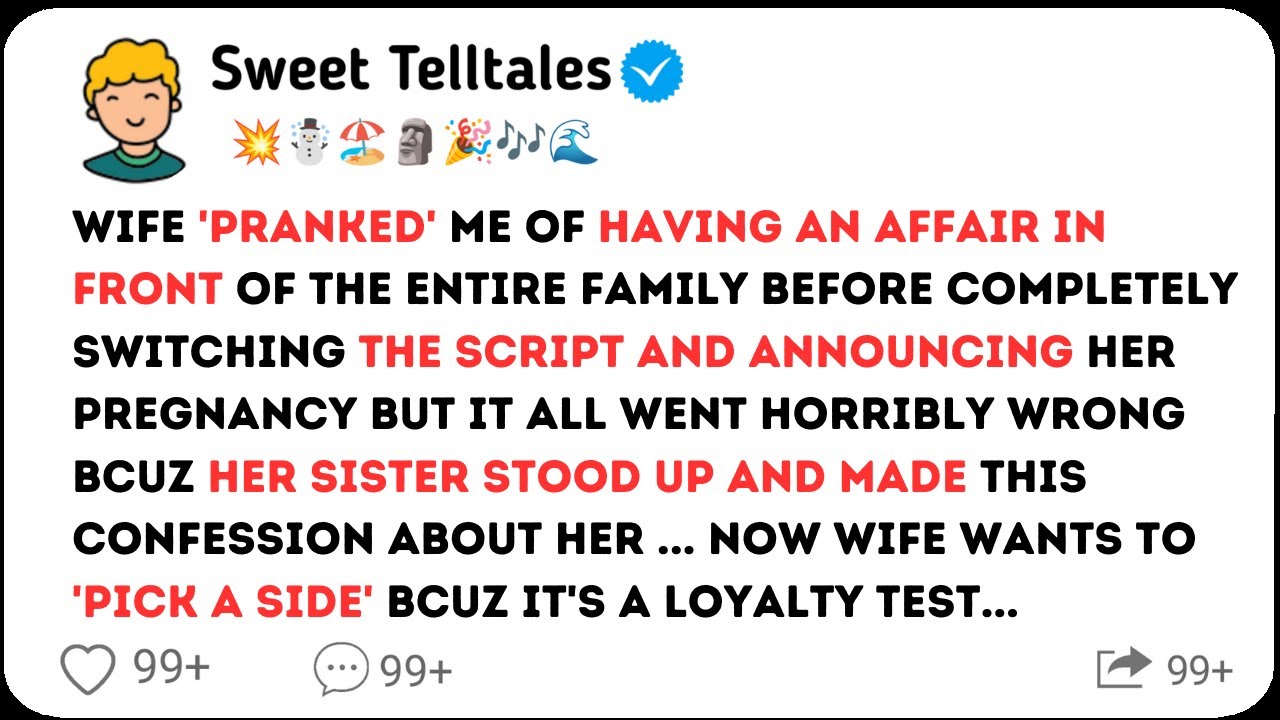Wife Pranked Me Of Having An Affair In Front Of The Entire Family Before Completely Switching......