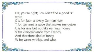 Barenaked Ladies - Crazy ABC&#39;s Lyrics