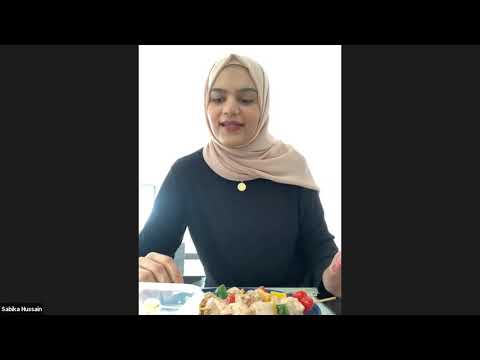 cooking session with Sabika