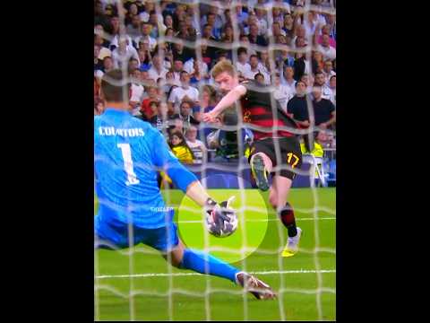 De Bruyne vs Goalkeepers + Courtois 😳