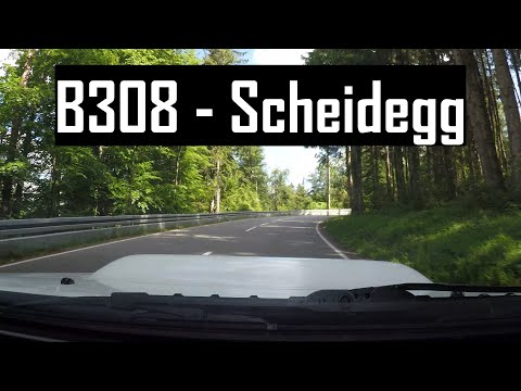 Subaru Sti Type R: Deutsche Alpenstraße - Rohrachanstieg - Scheidegg [1440p]