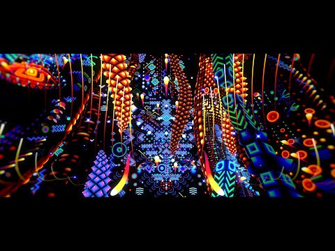 Psychedelic trippy visuals - Halfred - Lagoon x TAS VISUALS