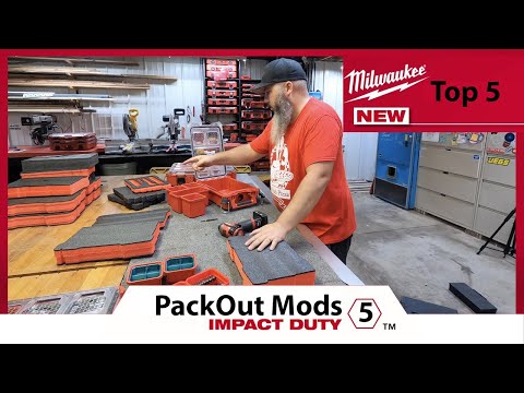 Top 5 Must Have Items for the Milwaukee Tools Packout System. ( Mods and Hacks)