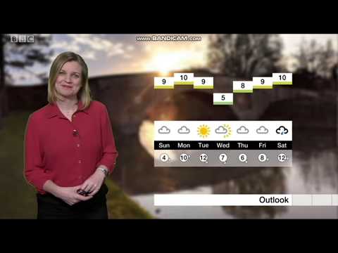 Emily Wood BBC South news weather 01/05/2019 - 60 FPS