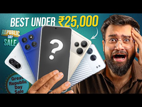 Top 5 Best Mobile Phones Under ₹25000⚡Amazon & Flipkart Sale 2026 | Best Phone Under 25000 😱