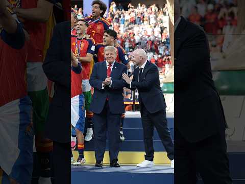 Boos and a linger on stage: Inside Trump's appearance at the World Cup final