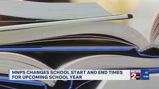 MNPS changes school start and end times for upcoming school year