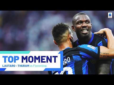 Thuram and Lautaro hit it off | Top Moment | Inter-Fiorentina | Serie A 2023/24