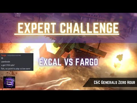 🔴 LIVE | ExCaL vs Fargo | 1v1 Expert Challenge, by AKABolony | C&C Zero Hour