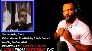 George Michael - Sexual Healing (Live 1988) - Nelson Mandela 70th Birthday  -REACTION VIDEO