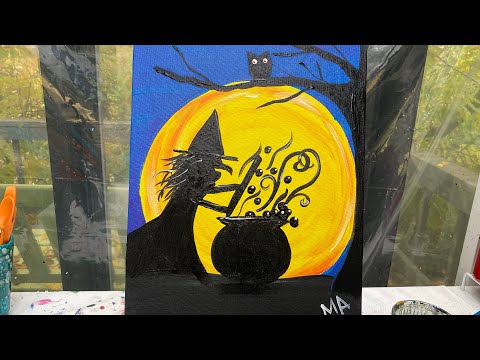 Witch and Cauldron Tutorial