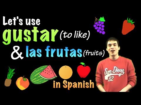 01032 Spanish Lesson - gustar + frutas