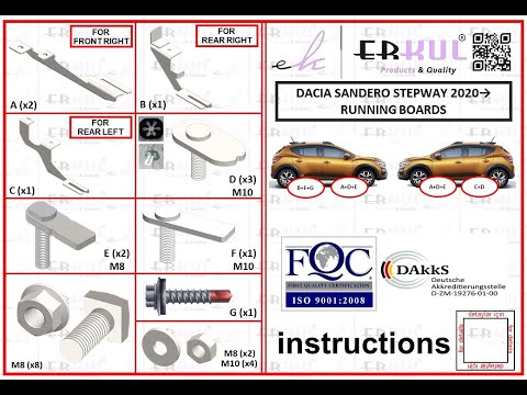 Боковые Подножки Maya V1 (2 шт., Алюминий) Video 1