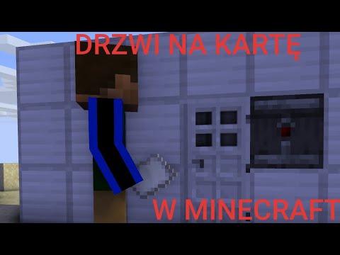 Jak zrobić DRZWI na KARTĘ w Minecraft