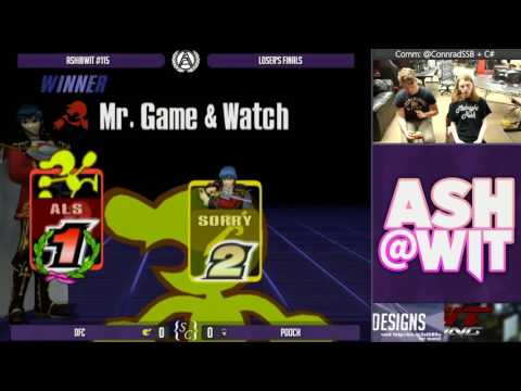 DFC (GnW) vs Pooch (Marth) - ASH@WIT #115 Project M Loser's Finals