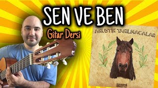 EN KOLAY ŞARKI / Dolu Kadehi Ters Tut - Sen Ve Ben (Gitar Dersi)