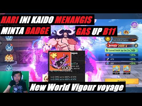 HARI INI KAIDO MENANGIS MINTA BADGE GAS UP B11 🔥 - New World: Vigour Voyage