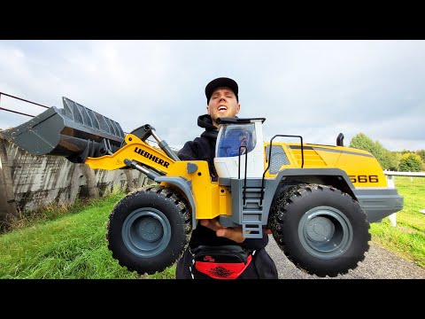 Warum hat mein neuer 350€ RADLADER SO WENIG LEISTUNG?! (Baustellen Fahrzeug)