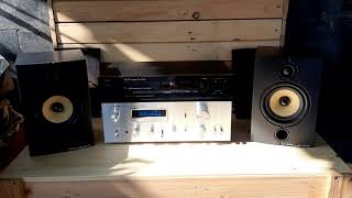 Video thumbnail for Wharfedale diamond 8.1 speaker featuring Pioneer SA 608 Amplifier by teguh setiawan