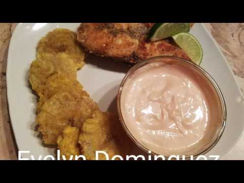 Fried (King Fish)  with Fried Plantains