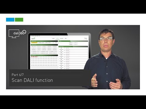 dali360 software by BAG electronics - Scan DALI function (Part 6/7)