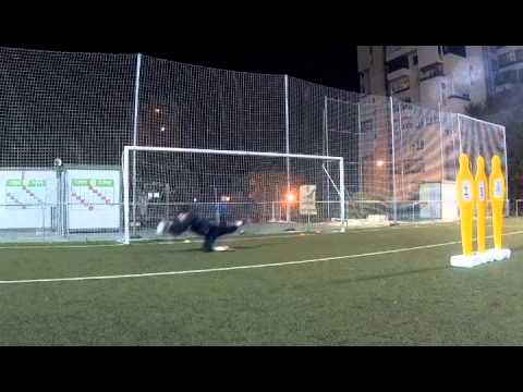 Entrenamiento de porteros A. D. Esperanza