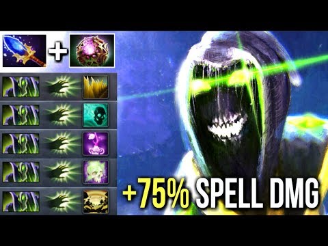 +75% SPELL AMP! MID RUBICK GOD by Waga Scepter OC Build Epic Comeback Gameplay 7.07 Dota 2