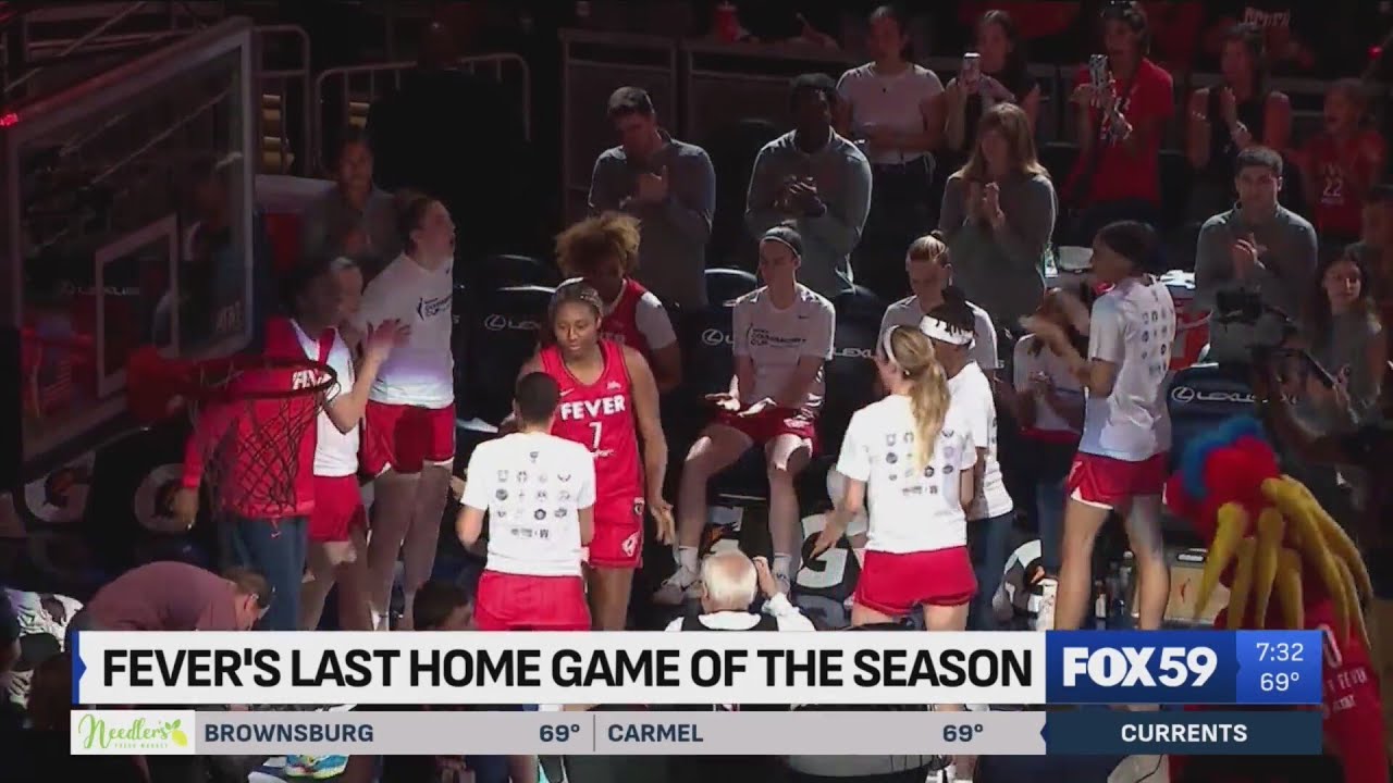 Indiana Fever hold last home game of the season