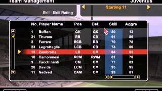 FIFA 2004: Player Ratings: Juventus and AC Milan Squads