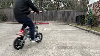Unboxing and testing the Gotrax NANO 14" Electric Bike