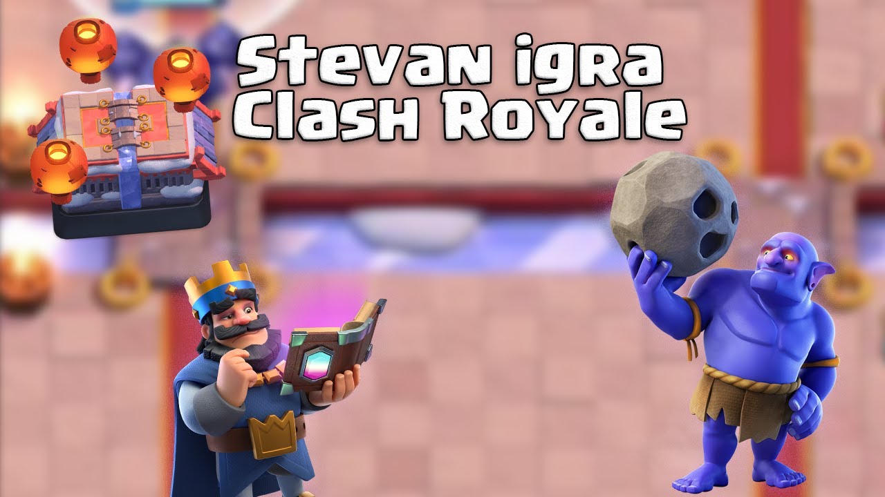 Igram Clash Royale u balonu punom helija