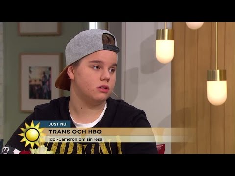 Cameron Jai: "Som transperson är jag alltid lite rädd" - Nyhetsmorgon (TV4)