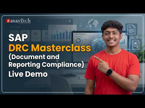 SAP DRC Complete Architecture E Invoicing Tax Compliance Reporting Dashboards