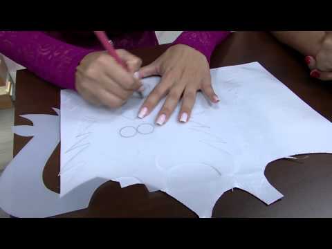 Mulher.com 30/09/2014 - Gatinho Tecido por Vera Brugin - Parte 2